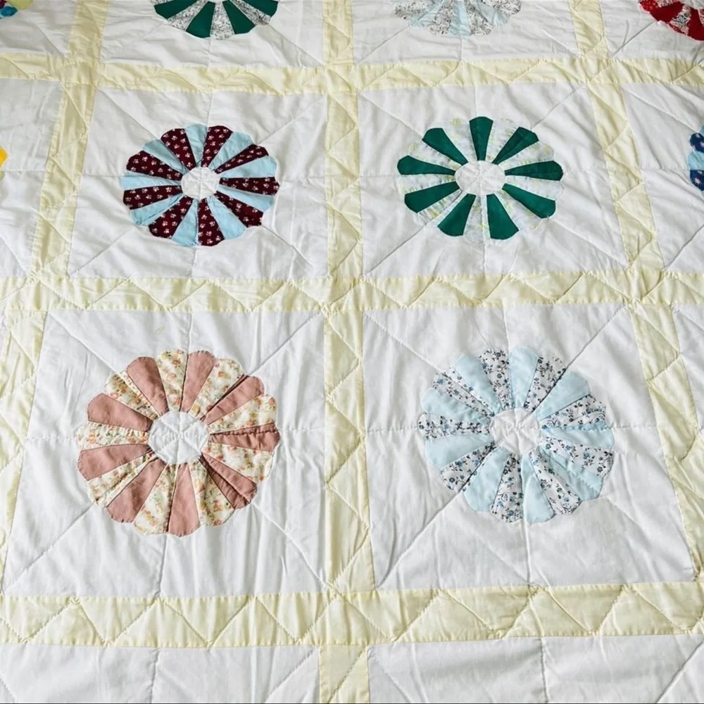 74”x92” Handmade Hand Stitched Twin Size Quilt. 74”x92”